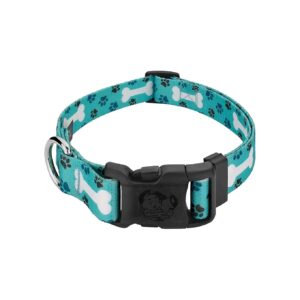 Crafted Dog Collar with Buckle Closure and Durable Polyester Webbing - Oh My Dog Design