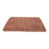 Crate Friendly Microfiber Cushion Pad for Large Breed Dogs Brown 23x36