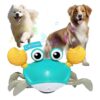 Crawling Crab Dog Toy with Automatic Obstacle Avoidance for Small Medium Large Dogs