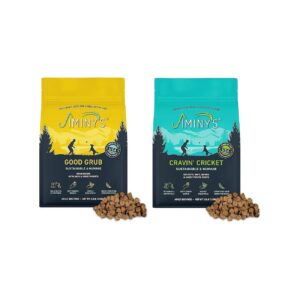 Crickets and Good Grub Sustainably Sourced Dry Dog Food Bundle for All Life Stages