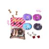 Crinkle Squeaky Donut Toys for Bored Puppies and Small Dogs