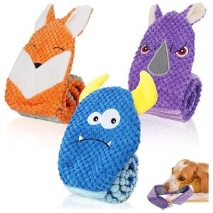 Crinkle and Squeaky Dog Toys for Aggressive Chewers and Busy Puppies