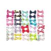 Curly Hair Dog Bows with Clips for Pet Grooming Accessories Mix Colors Patterns