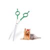 Curved Dog Grooming Scissors for Safety Blunt-Tip Grooming of Eyes for Dogs and Cats