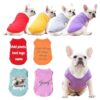 Custom Dog Shirts with Photo or Text in Purple for Pet Dogs Puppy Cats Kitten