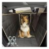 Custom Fit Waterproof Dog Car Seat Cover for Back Seat with 3 Headrests and Seat Belts