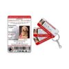 Custom Holographic Emotional Support Animal ID Card with 3 KeyTags