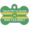 Custom Made Metal Dog ID Tags with Font Options and Numbers