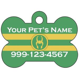 Custom Made Metal Dog ID Tags with Font Options and Numbers