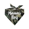 Custom Printed Camouflage Dog Bandana One Size for Small to Large Breeds