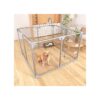 Customizable Acrylic Pet Playpen for Spacious Pet Living