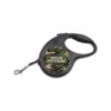 Customizable Army Green Retractable Dog Walking Leash for Small Pets