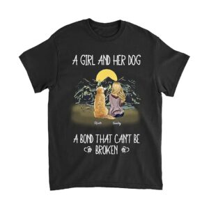 Customizable Dog Mom Shirts for Women, Dog Lovers