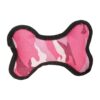 Customizable Dog Toy with Squeaker Constructed from Rugged Nylon Canvas Pink Camo Small 6