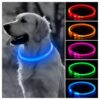 Customizable LED Dog Collar for Small to Large Pets