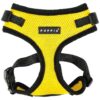 Customizable No Pull No Choke Dog Harness with Adjustable Neck and Chest Yellow Medium