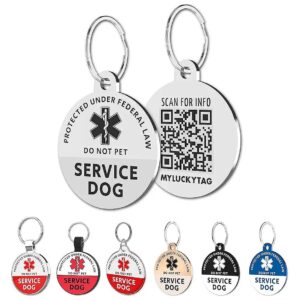 Customizable Pet ID Tag with QR Code, Online Profile, and Emergency Contact Features