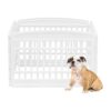 Customizable Pet Playpen for Small Dogs Puppy Exercise Playpen Easy Assembly White