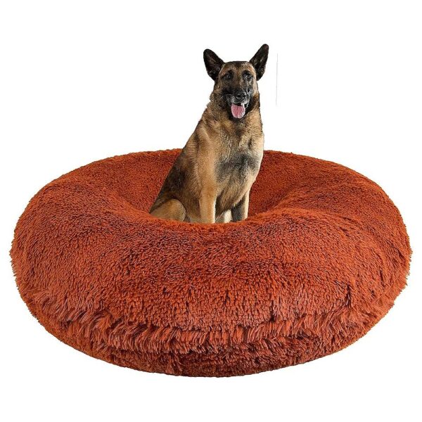 Customizable Plush Faux Fur Dog Bed for a Cozy and Stylish Sleeping Experience