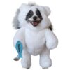 Customizable Polar Bear Costume for Small Dogs and Cats with Measurements