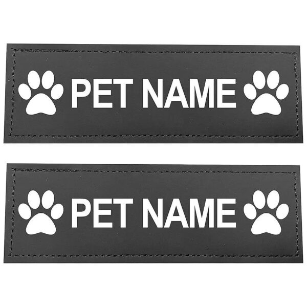 Customizable Polyester Patches for Dog Harness Vests with Velcro Attachment