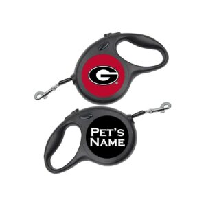 Customizable Retractable Dog Leash with Stopper Georgia Bulldogs Theme Pet Accessories