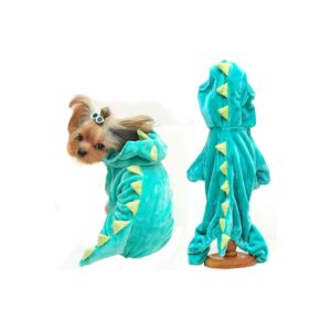 Cute Animal Fleece Jacket Halloween Costume for Small Medium Size Pets Dogs Cats