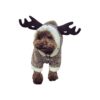 Cute Cartoon Reindeer Elk Pet Costume Hoodie Coat for Small Breed Dogs, Cats