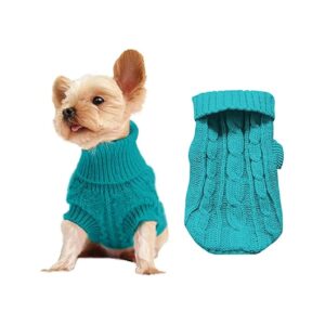 Cute Dog Sweaters for Small Pups Classic Knitwear Design Winter Dog Clothes for Chihuahua