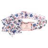 Cute Flag Collar for Small Dogs Removable Flower Adjustable Cotton Patriotic Pet Gift