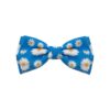 Cute Flower Child Pattern Velcro Bow Ties for Small Dogs Polyester Material Accessories