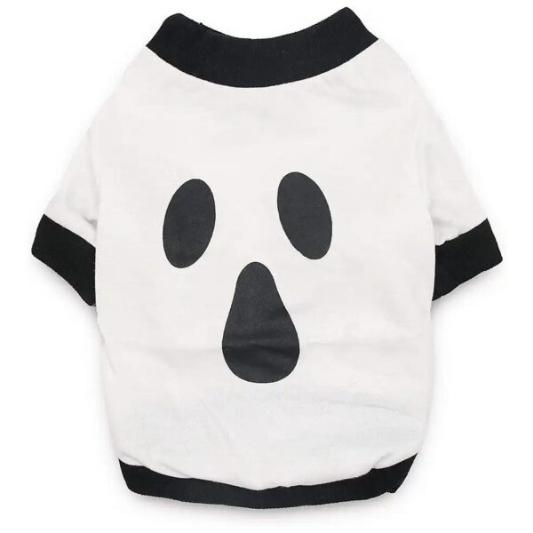 Cute Halloween Ghost Shirts for Small Pet Dogs X-Small Under 3 Pounds