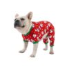 Cute Holiday Pajamas for Small Dogs Christmas Party Gift Ideas Soft and Comfy