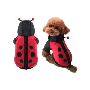 Cute Ladybug Costume for Small to Medium Dogs