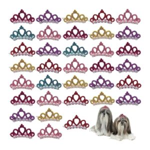 Cute Pet Accessories, 30pcs Mixed Color Pet Hair Clips, Including Pink