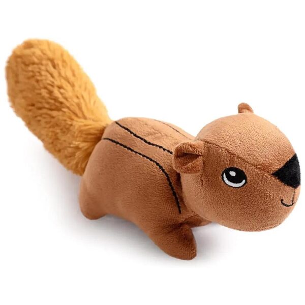 Cute Plush Squirrel Dog Toys for Small Medium Large Breed Dogs