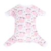 Cute Sloth Pajamas for Small Dog Breeds Fall Jumpsuit X-Large Size Pet Clothes