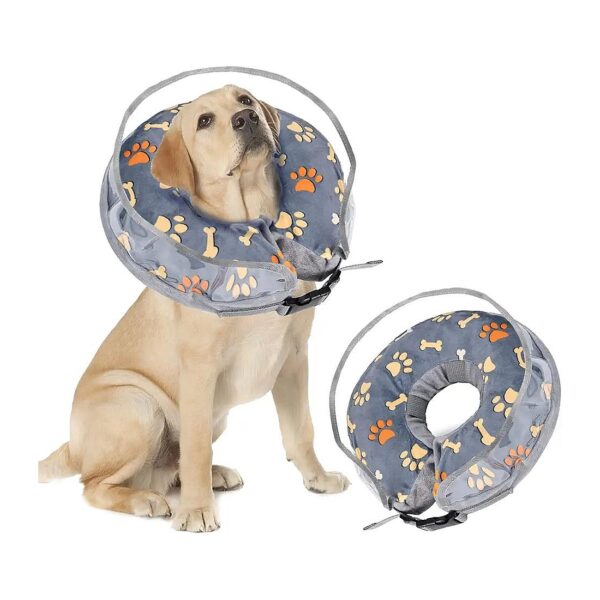 Cute and Functional Dog Cone for Small Medium and Large Dogs with Adjustable Buckle