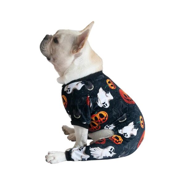 CuteBone Halloween Pet Apparel Polyester Minky Jumpsuit with Easy Care and Comfy Design