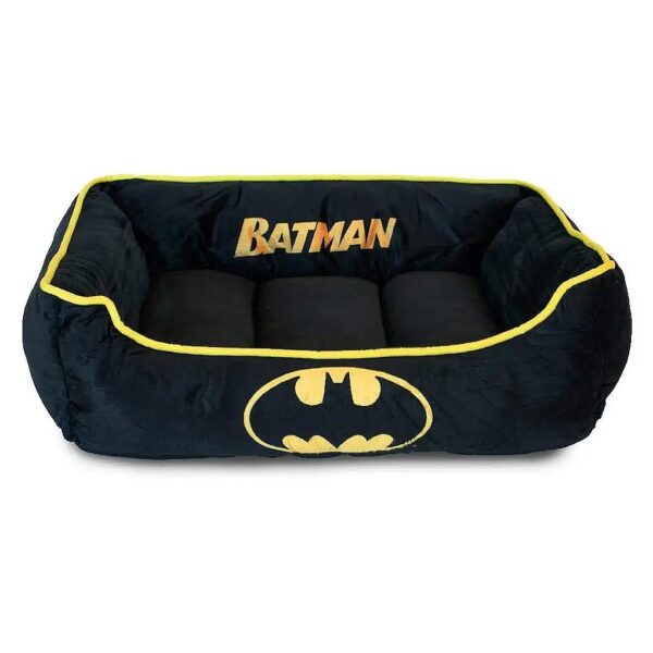 DC Comics Batman Plush Dog Bed for Home and Medium Breed Dogs