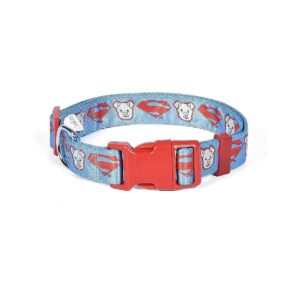 DC League of Super-Pets Officially Licensed Krypto Superman Dog Collar Fine