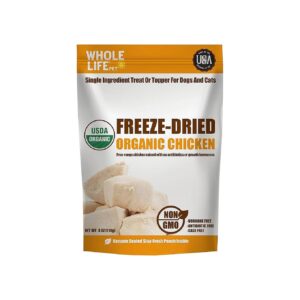 Daily High Protein Snack for Dogs and Cats Made with Organic Chicken