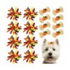 Decorative Dog Hair Accessories for Thanksgiving and Halloween with 40 Pieces