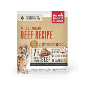 Dehydrated Whole Grain Beef Dog Food for Easy and Healthy Meals