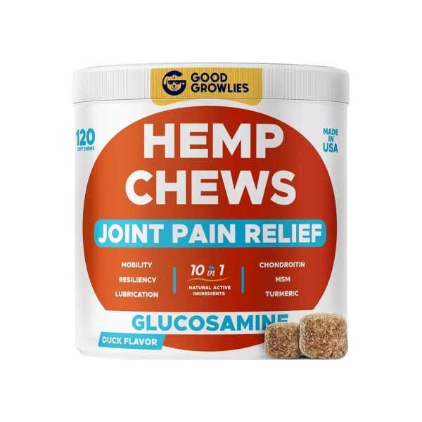 Delicious Bacon Flavor Hemp Oil Soft Chews for Supporting Dog Joint Health