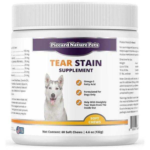 Delicious Chewable Tablets for Dogs with Lutein and Omega-3 Oil Supplements