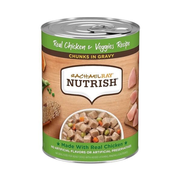 Delicious Wet Dog Food Recipe with Real Chicken and Veggie Chunks