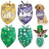 Delightful Easter Dog Bandana Triangle Scarf Bib for Small Medium Large Girl Boy Pets