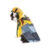 Delightful Small Dog Transformer Bumble Bee Themed Costume Jumpsuit and Headpiece