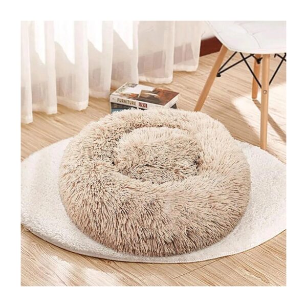 Deluxe Faux Fur Pet Bed for Small Dogs and Cats